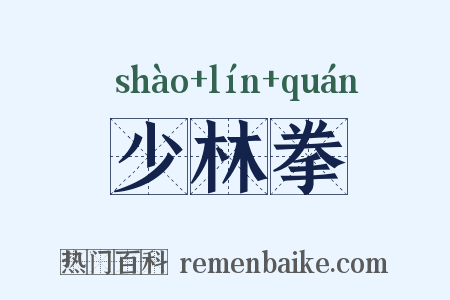少林拳是什么意思的图片